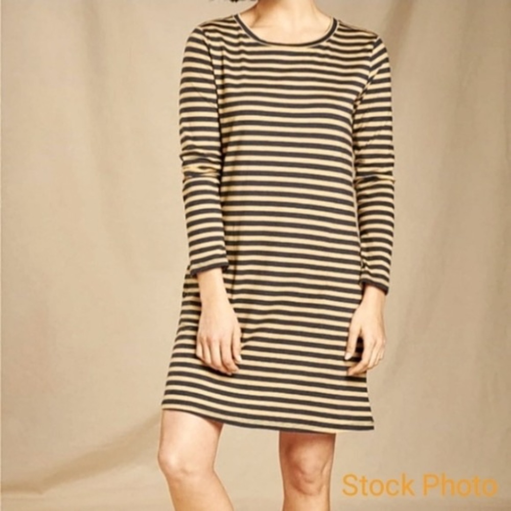 Striped Long Sleeve Dress